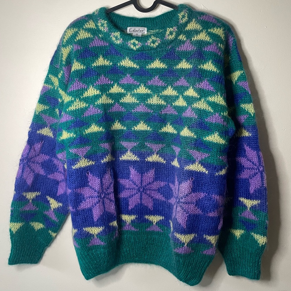 Colorful Geometric Sweater